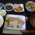 きつねの散歩道 - ランチ⑤あじのムニエル