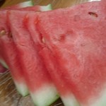 胡家小館 - スイカのサービス(初回は無かった)