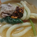 胡家小館 - 取り分けた牛筋面