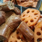 胡家小館 - 鴨首とレンコンと湯葉(all辛い)