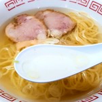 滋養軒 - 2017/8  函館塩ラーメンのアップ