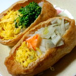 いなり家こんこん - 菜の花、春ごぼう（各￥100）