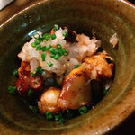 Umazake Kamunabi - 蛸の粕漬けオイル焼き￥700