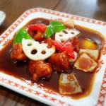 エビストロ - ★宮崎県産豚の黒酢ソース