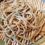 十割そば ひまわりの種 - 韃靼蕎麦、、、途中まで食べちゃった