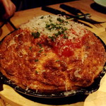 チンクエ イカリヤ - じゃが芋と大原卵のスフレフリッタータ（900円）（2017年7月）