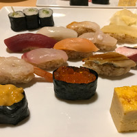 豊鮨 - ランチ：にぎり１２かん（アップ）