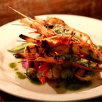 ファイ - ボタン海老と季節野菜のグリーリア