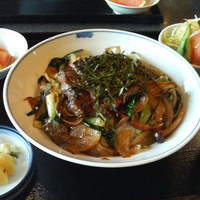 名阪茶屋 - ステーキ丼