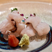 三徳六味 - 鱧二種 焼霜造里とおとし