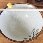 西端手打 上戸うどん - 完食