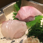はらまさ - ヒラメと黒ムツのお刺身
