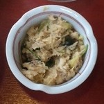 盛岡月が丘食堂 - アジの三杯酢和え