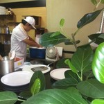 ピッザピッザピッザ - 開店祝賀植木と平沢シェフ