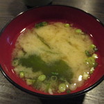 鮨ダイニング中野 - 味噌汁