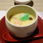 かに道楽 - かに茶碗蒸し、これ旨かった(^^)