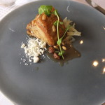 ポンテ デル ピアット - 【肉料理】群馬産口どけ加藤ポークの煮込み　アグロドルチェ