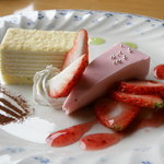 あづみのコミューンチロル - ワンコインデザートのケーキ