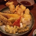 Izakaya Biggu - 夏野菜とナマズの天ぷら