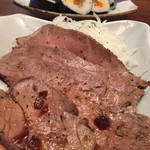 肉の菊貞 - 素人の盛り付け