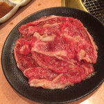 焼肉問屋 牛蔵 - 薄切りカルビ