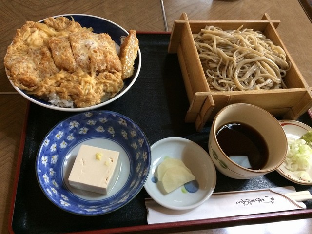 ミニカツ丼セットと ミニ天丼セット By おもちゃ三昧 やすけ 水戸 そば 食べログ