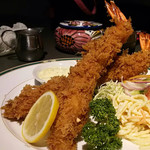 レストラン三澤亭 - 2017.8.15  特・エビフライ☆  横から