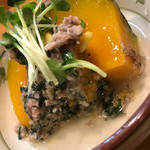 ばんじょう - 蒸しかぼちゃの肉づめ