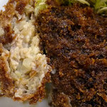 みのや - メンチ断面