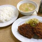 みのや - メンチカツ定食