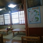 かわにし食堂 - 店内の様子