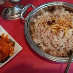 欧風カレー 白山舎 - ご飯はお代わりできる。