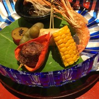 山中温泉　花紫 - 前菜   山海の幸盛り合わせ
