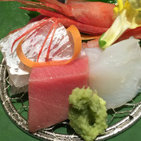 山中温泉　花紫 - 旬の沖の物3種盛り合わせ