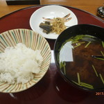 Gion Doi - 食事（蜆の八丁味噌も）