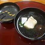 甘鯛（と粟麩・椎茸）のお椀