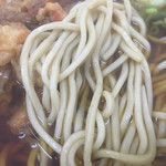 一由そば - 麺アップ