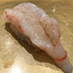 まんてん鮨 - ボタン海老。甘っ。