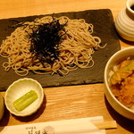 信州蕎麦 蓼科庵 - “選べるミニ丼セット(おそば大盛り)/天丼”