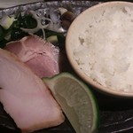 つけ麺一燈 - 貝と昆布の冷やし細つけそば(蜆)