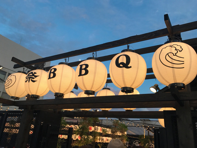 京阪シティーモールのビアガーデンでワイワイ By T T 1348 閉店 和のビアガーデン 祭bbq 天満橋 天満橋 バーベキュー 食べログ