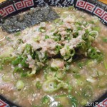 とんこつラーメン(出来るだけこってり＆出来るだけねぎ多め＆麺かため)