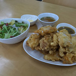 昇福門 - 昇福門(岡山県岡山市北区春日町)唐揚げ丼～ダイセン(大山)盛り 980円