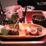 日本料理ほり川 - 2段弁当　上の段