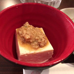 肉和食と蕎麦 ほねぎし - 肉みそ冷奴