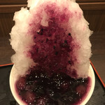 目白 志むら - ぶどう(天然氷) 1050円