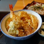 Tengu - ランチ天丼とミニそばセット