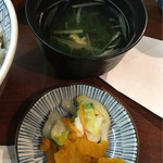 お吸い物・漬物付き