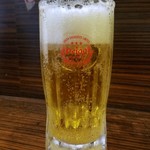 もつ焼 あぶさん - オリオン生ビール