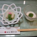 郷味 洲さき - 珍しい白子豆腐